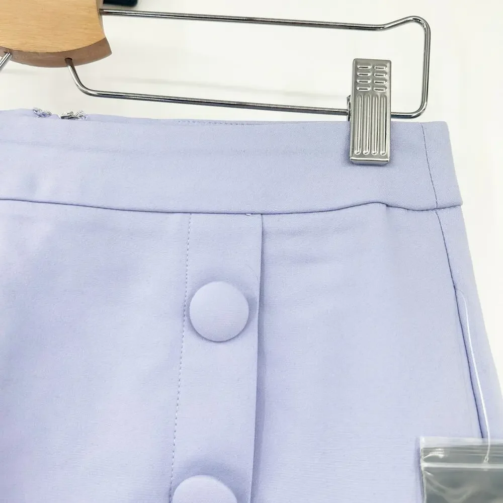 NWT Forever 21 Womens Preppy‎ Academia Y2K Button Front Mini Pencil Skirt Size M